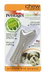 Petstages игрушка для собак Deerhorn, с оленьими рогами 9 см очень маленькая (667STEX)