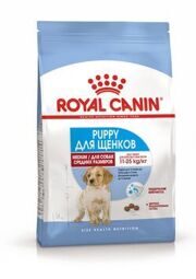 Royal Canin Medium Puppy Роял Канин Сухой корм для щенков средних размеров до 12 месяцев, 14 кг