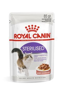 *Royal Canin Sterilised Роял Канин Влажный корм для стерилизованных взрослых кошек, соус, пауч 85 г