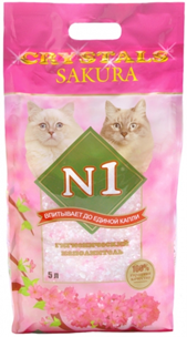 N1 Crystals SAKURA Силикагелевый, 5 л