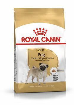 Royal Canin Pug Adult Роял Канин Сухой корм для взрослых собак породы Мопс от 10 месяцев, 1,5 кг