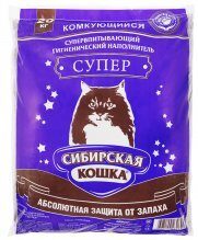 Сибирская кошка Супер комкующийся, 20 кг