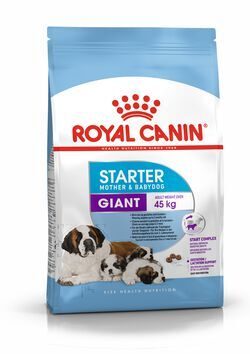 Royal Canin Giant Starter Роял Канин Сухой корм для щенков очень крупных размеров до 2-х месяцев, беременных и кормящих сук, 4 кг