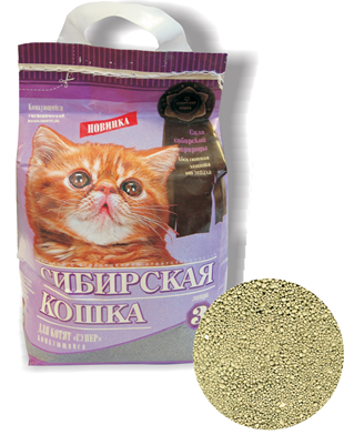 Сибирская кошка для котят Супер комкующий, 5 л